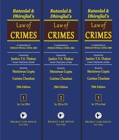 Law of CRIMES (in 3 Volumes)